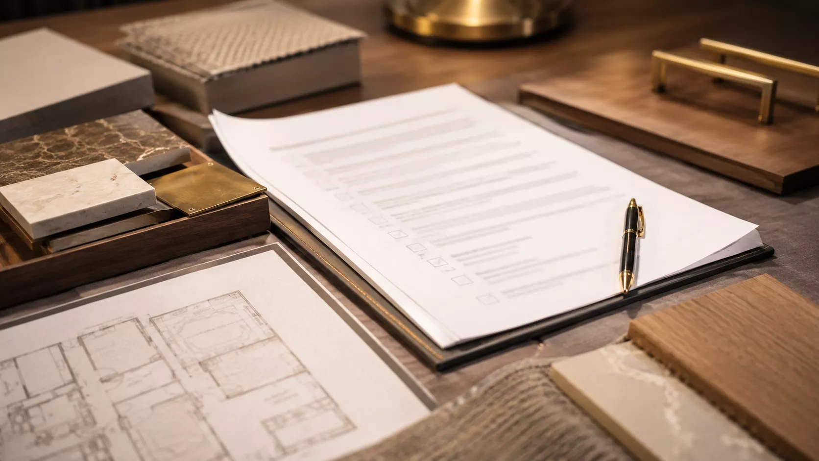 قائمة التحقق قبل توقيع عقد التصميم الداخلي Prompt: قائمة تحقق قبل توقيع عقد تصميم داخلي في جدة لتجنب الخسائر
