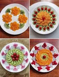 حتى الطعام له من الديكور نصيب مثلا ديكور سلاطة-سلطة