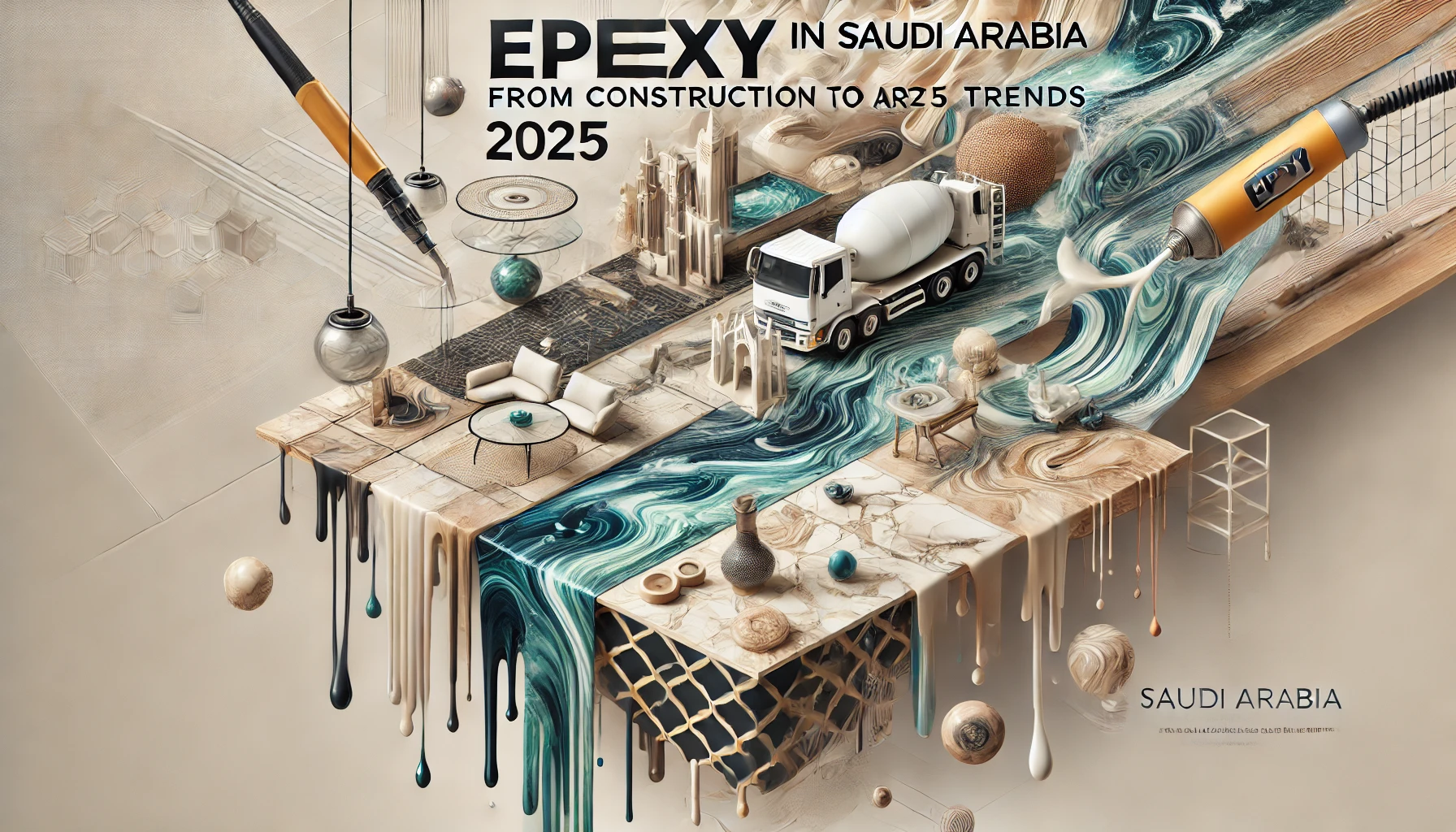 Epoxy in Saudi Arabia From Construction to Art.. Latest Trends and Innovative Uses for 2025
