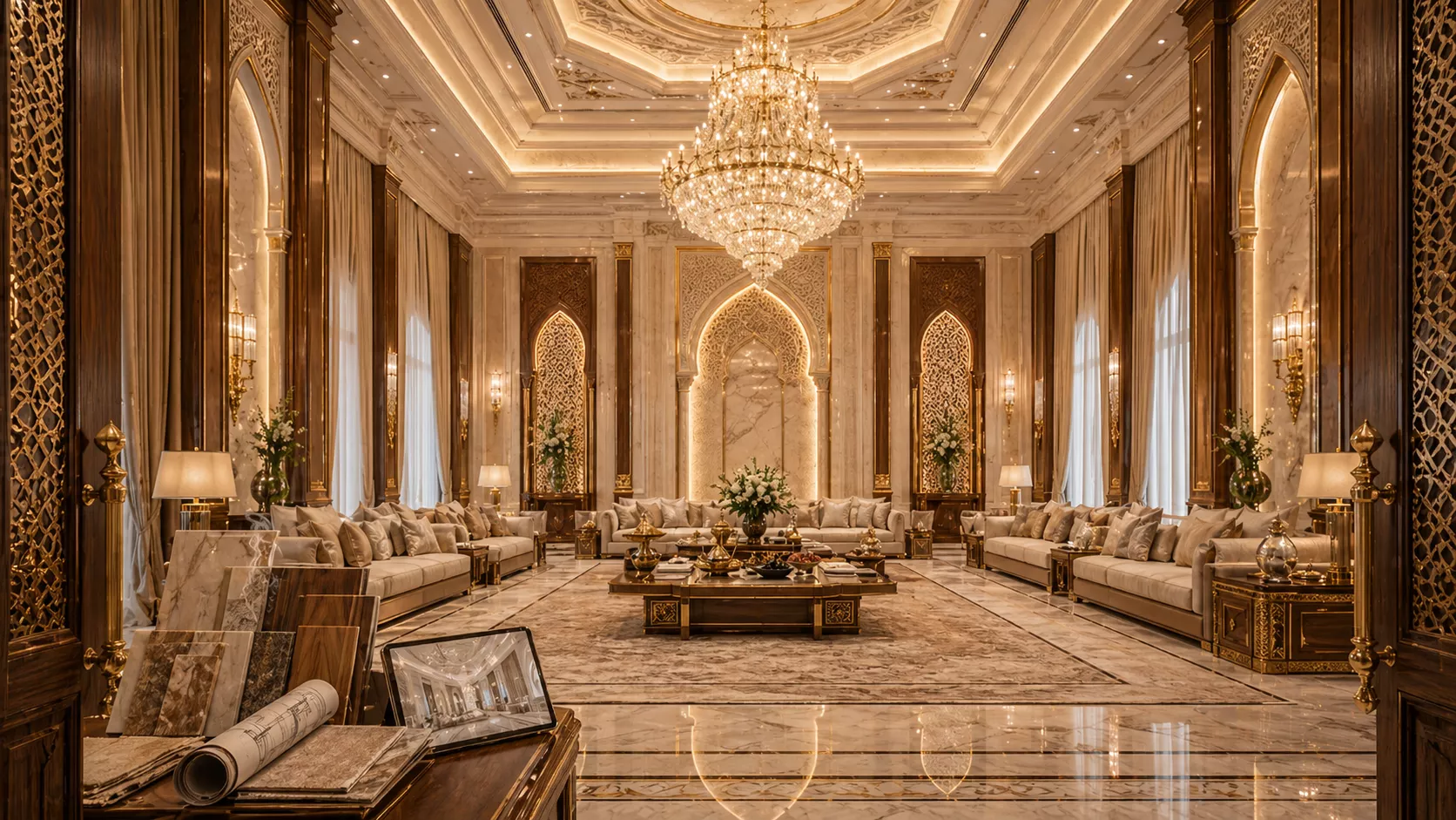  تصميم مجلس سعودي فاخر 2026 الأنماط والتكاليف | SMD Decoration